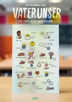 Vorschau - Arbeitsblätter - Material Vaterunser, Video, Arbeitsblätter und Bildkarten - Deckblatt