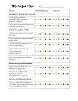 Vorschau - Unterrichtsreihen - TTG-Projekt: Etui mit Parkettierung & Nähen (Grober Ablauf und Beurteilungsraster) - Deckblatt