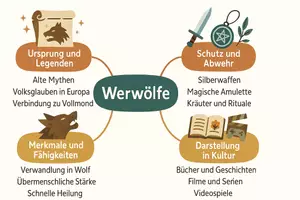 Vorschau - Arbeitsblätter - Lernposter + Arbeitsblätter zum Thema "Werwolf" + Lösung & MP3 + Mindmap + Infografik - Seite 3