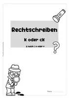Vorschau - Arbeitsblätter - k oder ck? Rechtschreibregel verstehen und sicher anwenden - Klasse 2-3 - Seite 2