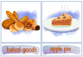 Vorschau - Bildkarten - Baking Class - Vocabulary/Wort-Bild Karten - Seite 1