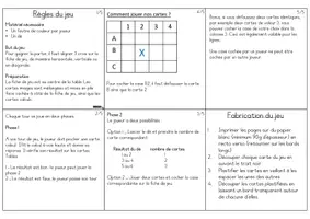 Aperçu - Apprentissages en autonomie - CROSS LINE BATTLE - additions et multiplications - ANIMAUX MARINS - Page 3