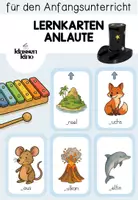 Vorschau - Spiele - ANLAUTE: Lernkarten/Wendekarten magischer Zylinder - Deckblatt