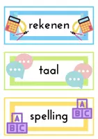 Voorbeeld - Dagritmekaarten - Voorblad