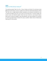 Vorschau - Unterrichtsreihen - New York City – Culture & People WORKBOOK | GRADE 5–9 | Social Studies Resource & Englisch - Seite 1