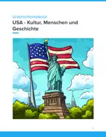 Vorschau - Unterrichtsreihen - Unterrichtsmaterial: USA – Kultur, Menschen und Geschichte (SEK I, Klasse 5 bis 9) - Deckblatt