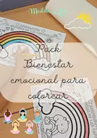 Vista previa - Hojas de trabajo - Respira, confía y colorea, bienestar emocional para niños - Portada