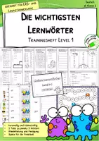 Vorschau - Arbeitsblätter - All-in-One: Lernwörtertraining für LRS & Deutschunterricht - 16 Fördermodule - Seite 1