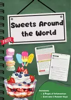 Vorschau - Arbeitsblätter - Sweets Around the World – Süßigkeiten Englischunterricht - Deckblatt
