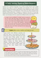 Vorschau - Arbeitsblätter - Sweets Around the World – Süßigkeiten Englischunterricht - Seite 1