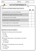 Vorschau - Arbeitsblätter - Katastrophenhilfe Arbeitsblätter mit Fragen + Lösungen Erdkunde Lesetext - Seite 2