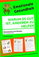 Vorschau - Arbeitsblätter - Warum es gut ist, anderen zu helfen - Wissenswertes und Übungen - Deckblatt