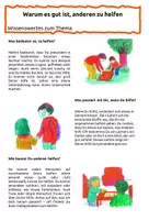 Vorschau - Arbeitsblätter - Warum es gut ist, anderen zu helfen - Wissenswertes und Übungen - Seite 3