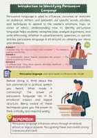 Vorschau - Arbeitsblätter - Persuasive Language: Argumenttypen und Sprachmittel erkennen - Seite 1