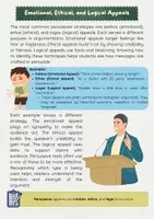 Vorschau - Arbeitsblätter - Persuasive Language: Argumenttypen und Sprachmittel erkennen - Seite 2