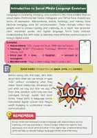 Vorschau - Arbeitsblätter - Social Media Language: Emojis, Hashtags, Acronyms - Seite 1