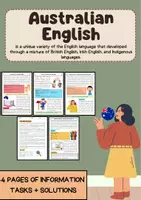 Vorschau - Arbeitsblätter - Australian English: Accent, Slang, Spelling, Vocabulary - Deckblatt