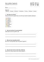 Vorschau - Arbeitsblätter - Mein Gefühls-Tagebuch / Grundschule / Gefühle erkennen & benennen - Seite 2