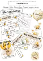 Vorschau - Stationenlernen - Bienenklasse Komplettpaket - Deckblatt