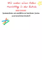 Vorschau - Arbeitsblätter - Malvorlage „Wir malen einen tollen Herbsttag“ – Kreatives Kunstprojekt für Grundschule (Klasse 1–4) - Seite 3