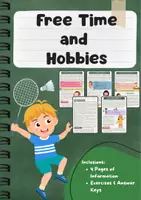 Vorschau - Arbeitsblätter - Freizeit & Hobbys: Verbs, Frequency, Groups - Deckblatt