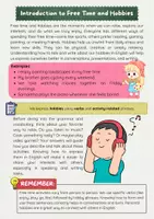 Vorschau - Arbeitsblätter - Freizeit & Hobbys: Verbs, Frequency, Groups - Seite 1