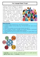 Vorschau - Arbeitsblätter - Sprache und Denken – Sapir-Whorf-Hypothese - Seite 2
