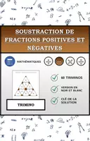 Aperçu - Feuilles d'exercices - Trimino | Soustraction de fractions positives et négatives | Activité Mathématique - Page de couverture