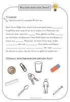 Vorschau - Arbeitsblätter - Was leitet elektrischen Strom? - Lesetext & Aufgaben - Seite 2
