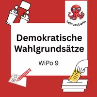 Vorschau - Stundenentwürfe - Die 5 Wahlgrundsätze verstehen I WiPo 9 - Deckblatt