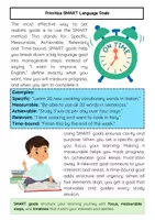 Vorschau - Arbeitsblätter - Language Learning Goals: SMART-Methode & Lernplanung - Seite 2