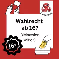 Vorschau - Arbeitsblätter - Wahlrecht ab 16: Pro & Contra | WiPo 8/9 - Deckblatt