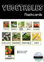 Vorschau - Poster - Vegetables Flashcards - Deckblatt