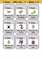 Vorschau - Spiele - I have... Who has...? (Insects) Ich habe, wer hat? Englisch - Seite 2