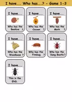 Vorschau - Spiele - I have... Who has...? (Insects) Ich habe, wer hat? Englisch - Seite 3