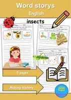 Vorschau - Unterrichtsreihen - Insects: word story / Reizwortgeschichten (Englisch) - Deckblatt