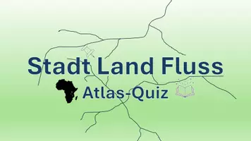 Vorschau - Arbeitsblätter - Stadt Land Fluss Atlas-Quiz Buchstabe A Präsentation - Seite 1