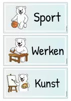Vorschau - Mal- und Bastelvorlagen - Moderne Tagestransparenz der Eisbären Klasse - Seite 3