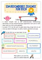 Vorschau - Mal- und Bastelvorlagen - Ein besonderes Zeugnis für dich - Klasse 9/ 10 - Seite 3