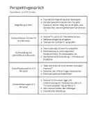 Vorschau - Anderer Materialtyp - Material für Perspektivgespräche - Förderplangespräche - Seite 1