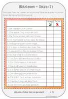 Vorschau - Arbeitsblätter - Blitzlesen - Sätze (wahr oder falsch?) - 3. Klasse - Seite 3