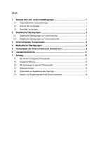 Vorschau - Stundenentwürfe - Examensentwurf Sport Wir entwerfen ein Fitnessstudio - Seite 1