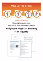 Vorschau - Audio-Dateien - Nollywood: Nigeria's Booming Film Industry (Listening Comprehension / Hörverständnis) - Deckblatt