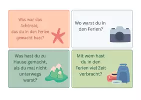 Vorschau - Bildkarten - Gesprächskarten - Ferienerzählungen - Seite 1