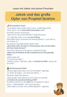 Vorschau - Mal- und Bastelvorlagen - Jakob und das Opfer von Prophet Ibrahim - Lesegeschichte mit Fragen & Ausmalbild - Seite 1