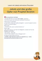 Vorschau - Mal- und Bastelvorlagen - Jakob und das Opfer von Prophet Ibrahim - Lesegeschichte mit Fragen & Ausmalbild - Seite 2
