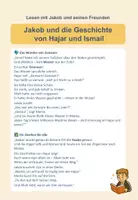 Vorschau - Mal- und Bastelvorlagen - Jakob und die Geschichte von Hajar und Ismail - Lesegeschichte mit Fragen und Ausmalbild - Seite 2