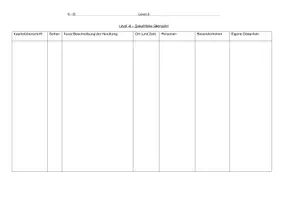 Vorschau - Arbeitsblätter - Inhaltliche Übersicht_Level 4 - Die Stadt der Kinder - Deckblatt