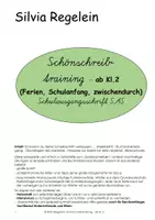 Vorschau - Arbeitsblätter - Schönschreibtraining Schulausgangsschrift ab Kl. 2 - Deckblatt