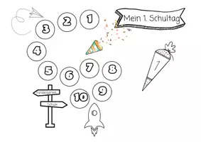 Vorschau - Arbeitsblätter - Freebie: Countdown zum Schulanfang - Seite 3